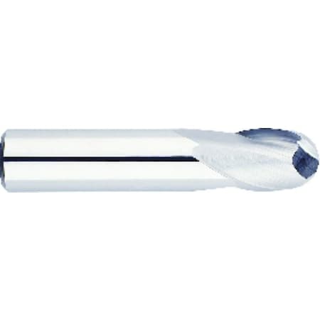 End Mill, Ball Nose Center Cutting Single End Stub Length, Series 5974, 516 Diameter Cutter, 2 O